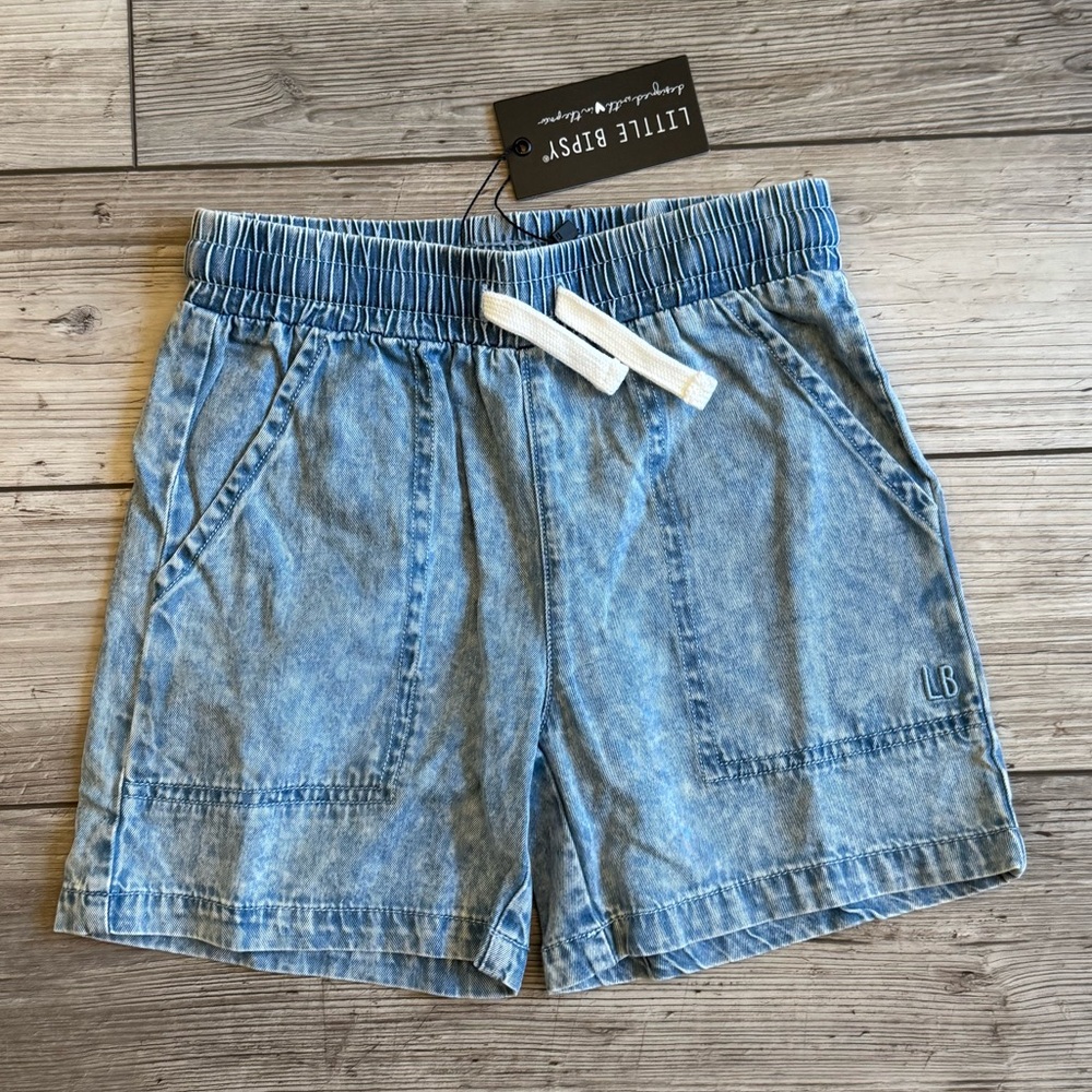 NWT Little Bipsy | Light Blue Cotton Shorts | Size: 3-4T